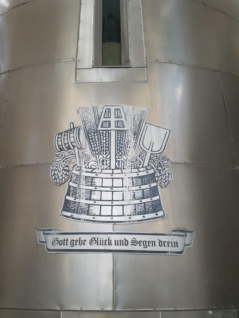 Brauerwappen im Sudhaus